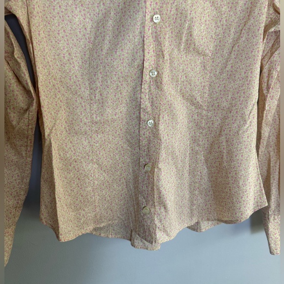 Barney’s New York button down women’s flower shirt size L - Picture 3 of 10